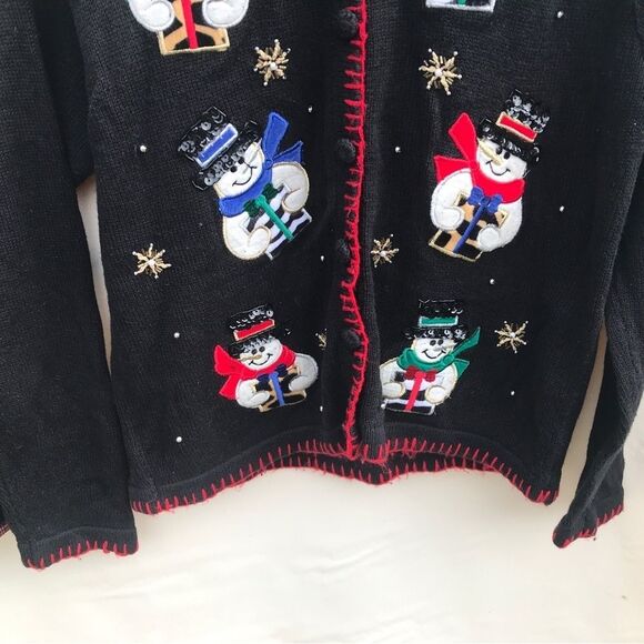 Planet And Company Christmas Sweater And Victoria Jones PM Snowman - Picture 6 of 11